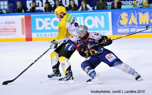 Photo hockey Ligue Magnus - Ligue Magnus : 1re journe : Grenoble  vs Strasbourg  - Une bonne toile strasbourgeoise