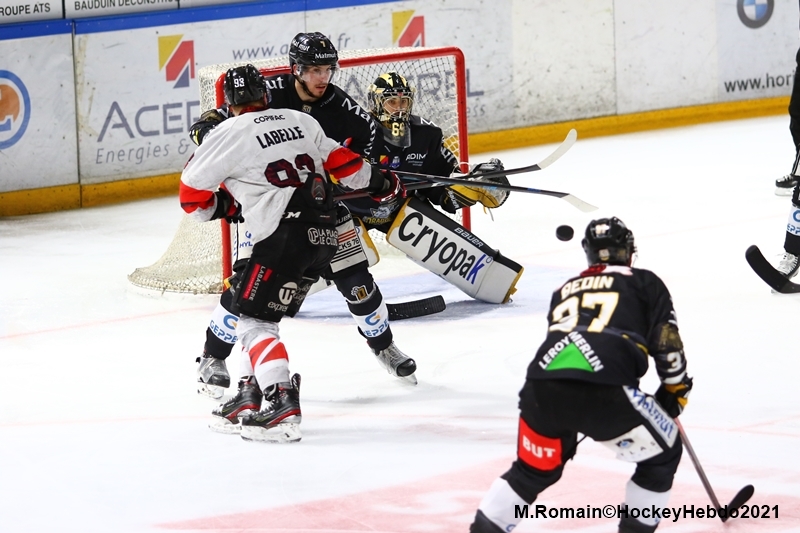 Photo hockey Ligue Magnus - Ligue Magnus : 1re journe : Rouen vs Bordeaux - Les dragons crient victoire !