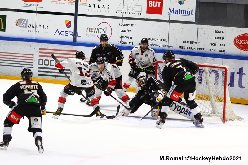 Photo hockey Ligue Magnus - Ligue Magnus : 1re journe : Rouen vs Bordeaux - Les dragons crient victoire !