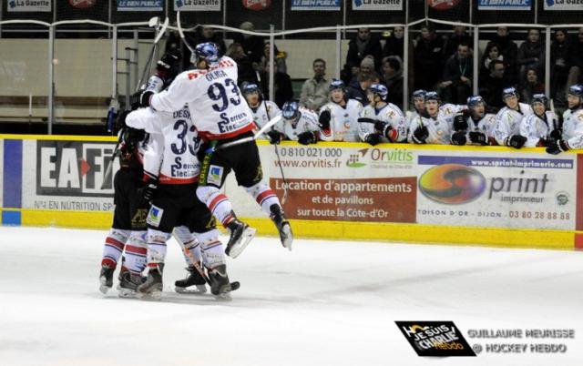 Photo hockey Ligue Magnus - Ligue Magnus : 20me journe : Dijon  vs Caen  - Dijon, ton hockey fout le Caen !