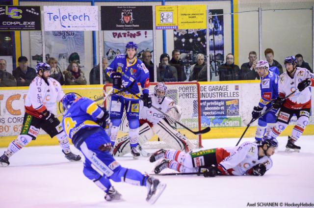 Photo hockey Ligue Magnus - Ligue Magnus : 20me journe : Dijon  vs Caen  - Dijon, ton hockey fout le Caen !