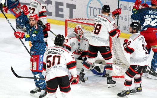 Photo hockey Ligue Magnus - Ligue Magnus : 21me journe : Grenoble  vs Nice - Grenoble droule face  Nice