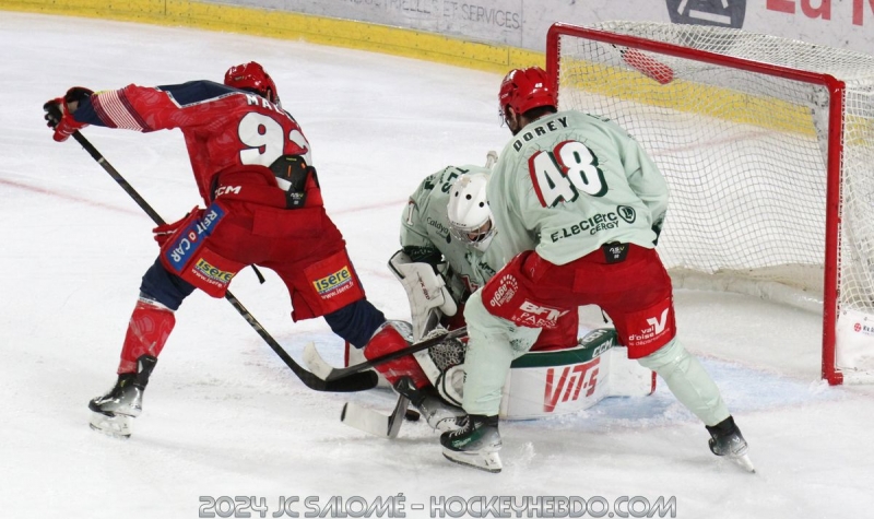 Photo hockey Ligue Magnus - Ligue Magnus : 23me journe : Grenoble  vs Cergy-Pontoise - Et de 12 pour Grenoble ! 