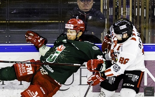 Photo hockey Ligue Magnus - Ligue Magnus : 24me journe : Cergy-Pontoise vs Nice - Nice enchaine, Cergy s