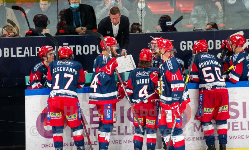 Photo hockey Ligue Magnus - Ligue Magnus : 24me journe : Grenoble  vs Rouen - Grenoble bat le champion en titre ! 