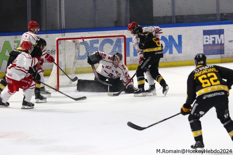 Photo hockey Ligue Magnus - Ligue Magnus : 24me journe : Rouen vs Brianon  - Rouen simpose dans le dernier tiers