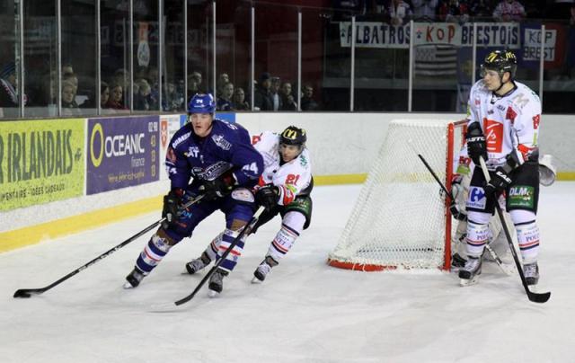 Photo hockey Ligue Magnus - Ligue Magnus : 25me journe : Brest  vs Amiens  - Les Albatros n