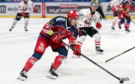 Photo hockey Ligue Magnus - Ligue Magnus : 25me journe : Grenoble  vs Nice - Grenoble enchane face  Nice