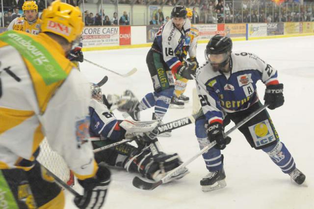 Photo hockey Ligue Magnus - Ligue Magnus : 26me journe  : Caen  vs Strasbourg  - Caen prt pour les Play-Downs