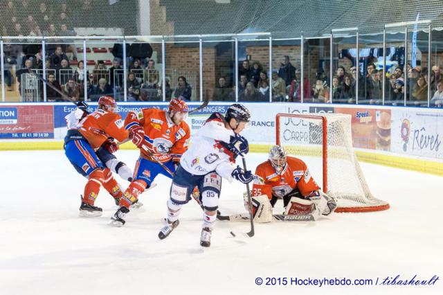 Photo hockey Ligue Magnus - Ligue Magnus : 26me journe : Angers  vs Lyon - Les Ducs 4mes, Lyon en playdown