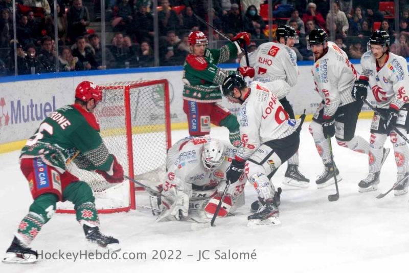 Photo hockey Ligue Magnus - Ligue Magnus : 26me journe : Grenoble  vs Amiens  - Action, Reaction, Victoire 