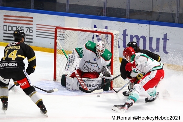 Photo hockey Ligue Magnus - Ligue Magnus : 26me journe : Rouen vs Anglet - LM : Des Dragons  lorgueil