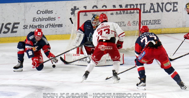 Photo hockey Ligue Magnus - Ligue Magnus : 27me journe : Grenoble  vs Brianon  - Grenoble trop fort pour Brianon