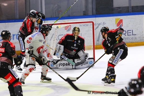 Photo hockey Ligue Magnus - Ligue Magnus : 28me journe : Rouen vs Amiens  - LM ; es dragons loupent le doubl gagnant