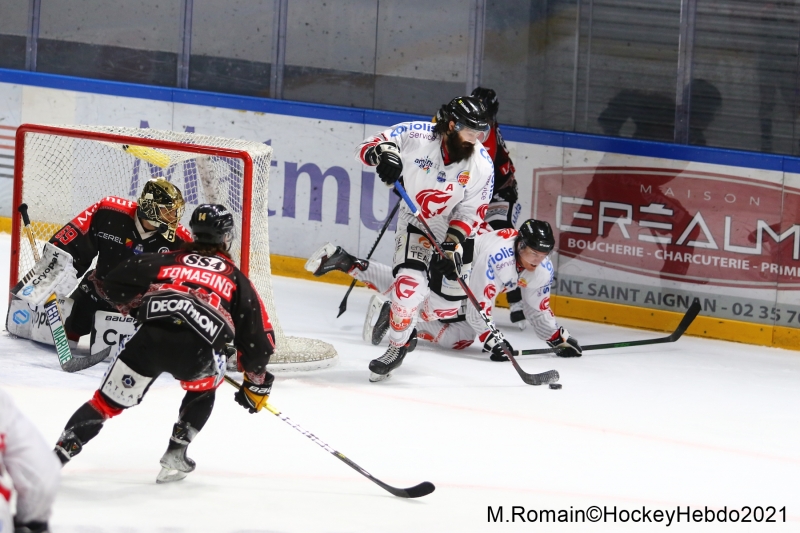 Photo hockey Ligue Magnus - Ligue Magnus : 28me journe : Rouen vs Amiens  - LM ; es dragons loupent le doubl gagnant