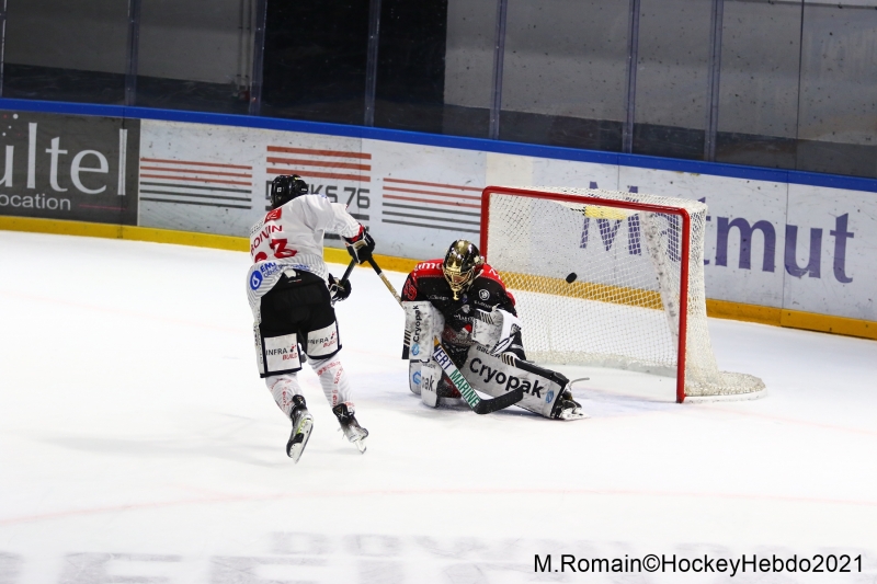 Photo hockey Ligue Magnus - Ligue Magnus : 28me journe : Rouen vs Amiens  - LM ; es dragons loupent le doubl gagnant