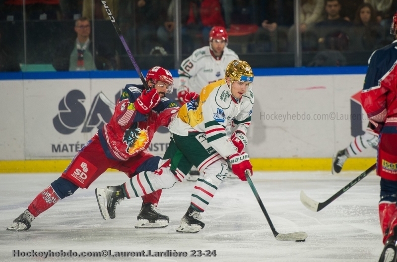 Photo hockey Ligue Magnus - Ligue Magnus : 29me journe : Grenoble  vs Anglet - Grenoble perd un point face  Anglet 