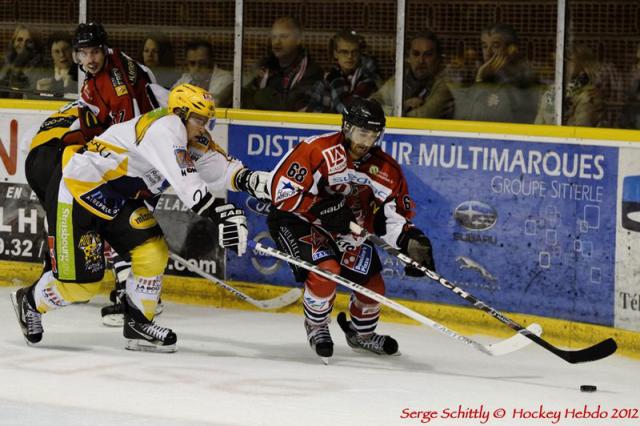 Photo hockey Ligue Magnus - Ligue Magnus : 2me journe  : Mulhouse vs Strasbourg  - Ltoile Noire tient sa revanche