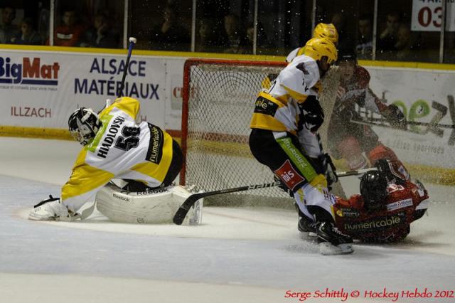 Photo hockey Ligue Magnus - Ligue Magnus : 2me journe  : Mulhouse vs Strasbourg  - Ltoile Noire tient sa revanche