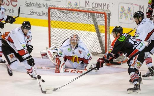 Photo hockey Ligue Magnus - Ligue Magnus : 2me journe : Amiens  vs Brianon  - Champagne pour les Gothiques !