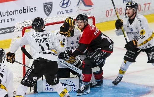 Photo hockey Ligue Magnus - Ligue Magnus : 2me journe : Amiens  vs Rouen - Rouen chute  Amiens