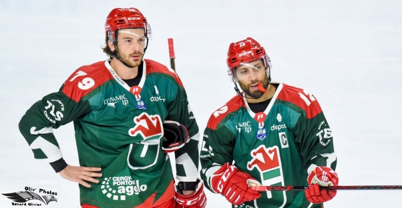 Photo hockey Ligue Magnus - Ligue Magnus : 30me journe : Cergy-Pontoise vs Bordeaux - Les Jokers surclassent les Boxers