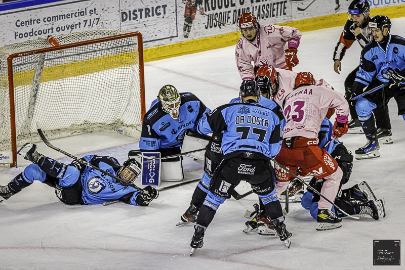 Photo hockey Ligue Magnus - Ligue Magnus : 30me journe : Cergy-Pontoise vs Marseille - Les Spartiates se relancent