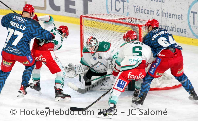 Photo hockey Ligue Magnus - Ligue Magnus : 31me journe : Grenoble  vs Anglet - Et de 15 pour Grenoble ! 