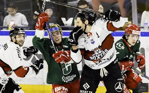 Photo hockey Ligue Magnus - Ligue Magnus : 32me journe : Cergy-Pontoise vs Bordeaux - Mini tornade  lArenice !