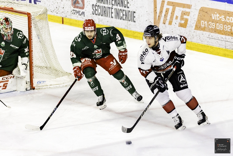 Photo hockey Ligue Magnus - Ligue Magnus : 32me journe : Cergy-Pontoise vs Bordeaux - Mini tornade  lArenice !