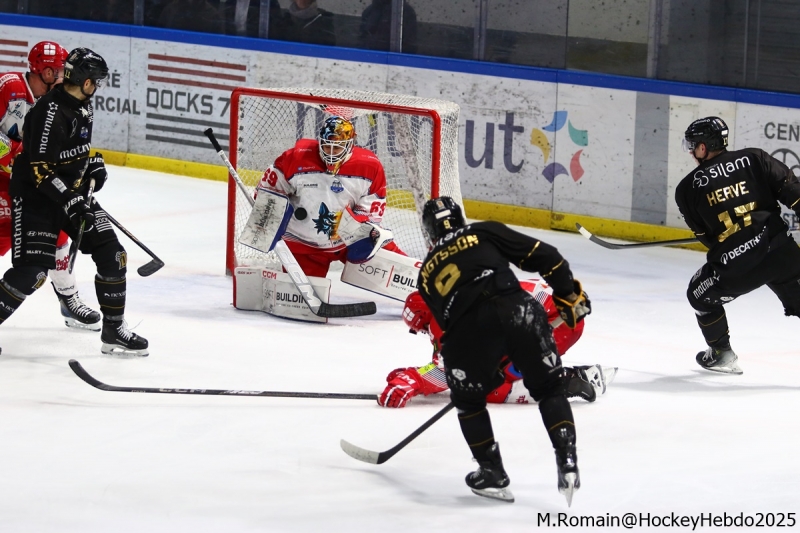 Photo hockey Ligue Magnus - Ligue Magnus : 32me journe : Rouen vs Grenoble  - Grenoble simpose en leader.