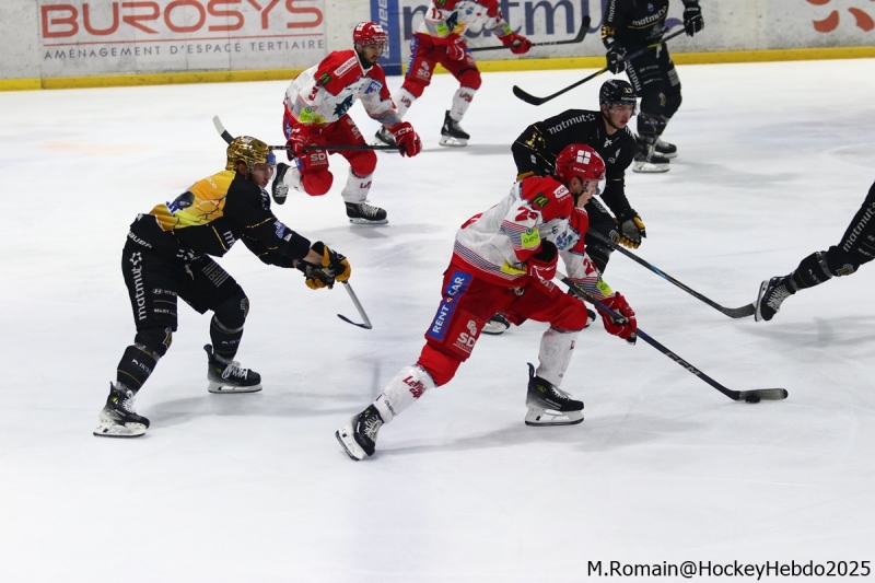 Photo hockey Ligue Magnus - Ligue Magnus : 32me journe : Rouen vs Grenoble  - Grenoble simpose en leader.