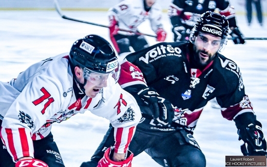 Photo hockey Ligue Magnus - Ligue Magnus : 33me journe : Bordeaux vs Nice - Dmonstration des Aigles niois  Mriadeck !