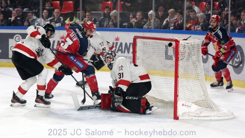 Photo hockey Ligue Magnus - Ligue Magnus : 33me journe : Grenoble  vs Chamonix  - Fin de srie pour Grenoble !