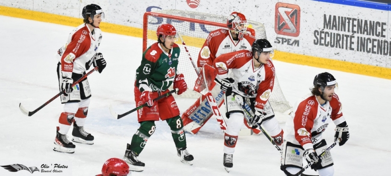 Photo hockey Ligue Magnus - Ligue Magnus : 34me journe : Cergy-Pontoise vs Chamonix  - Les Jokers font chuter les Pionniers