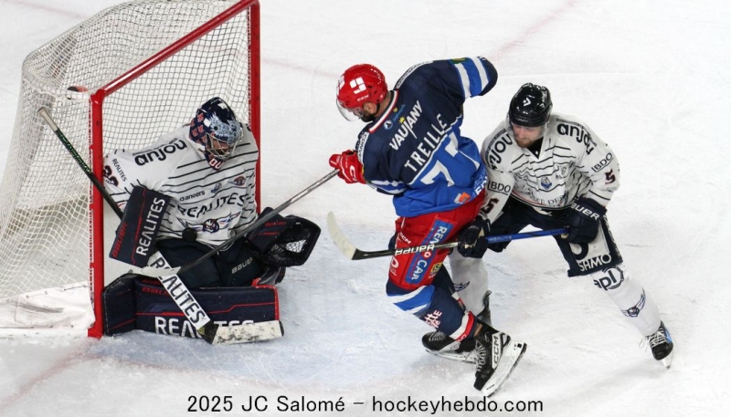 Photo hockey Ligue Magnus - Ligue Magnus : 34me journe : Grenoble  vs Angers  - Grenoble-Angers: un avant got de finale(s)!