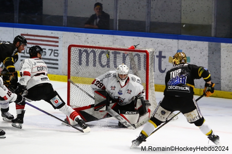 Photo hockey Ligue Magnus - Ligue Magnus : 34me journe : Rouen vs Chamonix  - LM : Les Dragons renouent avec la victoire  domicile