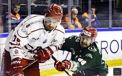 Photo hockey Ligue Magnus - Ligue Magnus : 35me journe : Cergy-Pontoise vs Brianon  - Brianon matrise le jeu, mais Cergy pousse jusquen prolongation