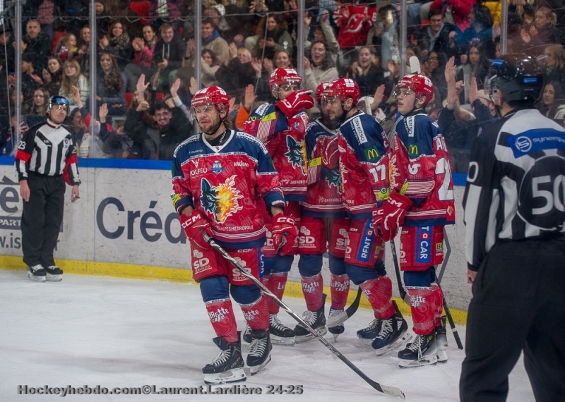 Photo hockey Ligue Magnus - Ligue Magnus : 36me journe : Grenoble  vs Marseille - Grenoble cartonne en Championnat ! 