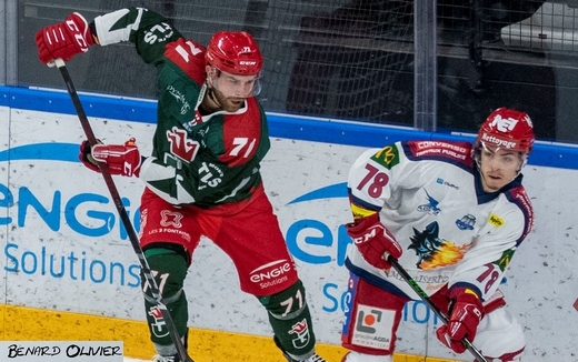 Photo hockey Ligue Magnus - Ligue Magnus : 38me journe : Cergy-Pontoise vs Grenoble  - Grenoble enchaine  Cergy