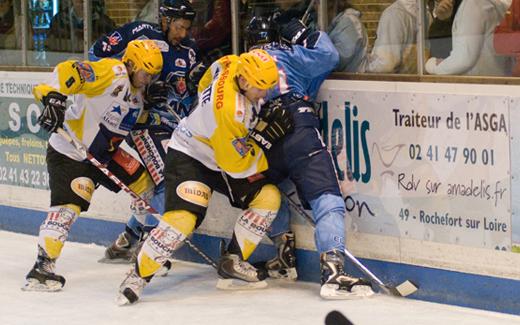 Photo hockey Ligue Magnus - Ligue Magnus : 3me journe : Angers  vs Strasbourg  - Des Ducs version leaders !