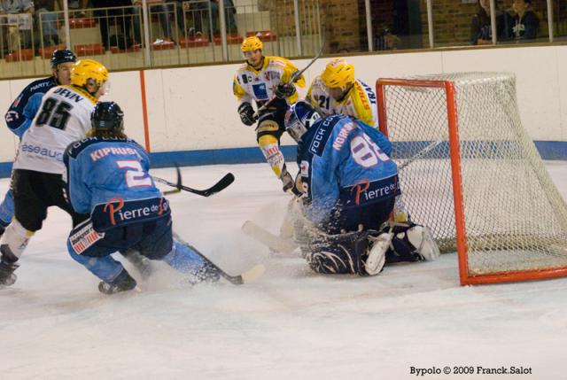 Photo hockey Ligue Magnus - Ligue Magnus : 3me journe : Angers  vs Strasbourg  - Des Ducs version leaders !