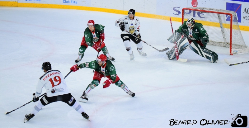 Photo hockey Ligue Magnus - Ligue Magnus : 3me journe : Cergy-Pontoise vs Chamonix  - LM : Les Pionniers se jouent des Jokers