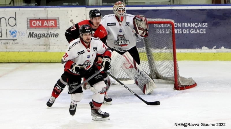 Photo hockey Ligue Magnus - Ligue Magnus : 3me journe : Nice vs Bordeaux - Les Play Offs pour les Boxers