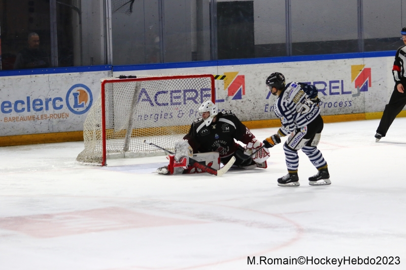 Photo hockey Ligue Magnus - Ligue Magnus : 40me journe : Rouen vs Mulhouse - LM : Rouen engrange un nouveau succs.