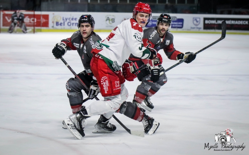 Photo hockey Ligue Magnus - Ligue Magnus : 44me journe : Bordeaux vs Cergy-Pontoise - Dmonstration de ralisme des Jokers !