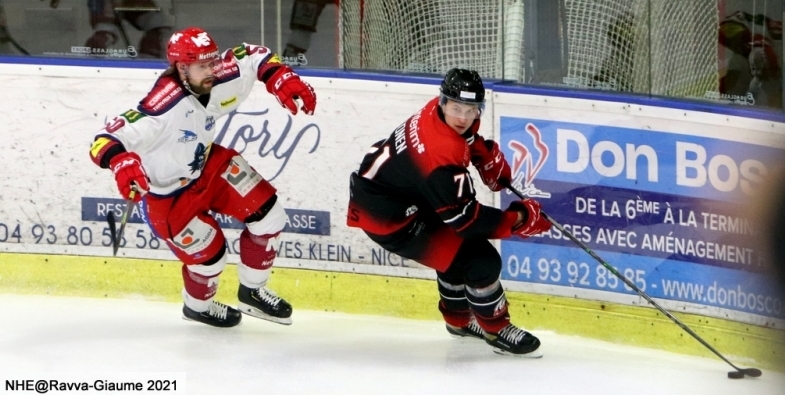 Photo hockey Ligue Magnus - Ligue Magnus : 44me journe : Nice vs Grenoble  - Quand laigle sattaque aux loups