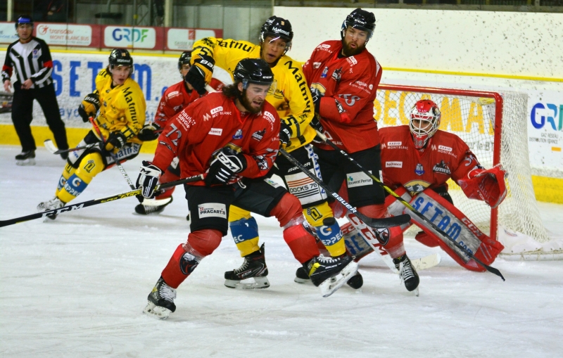 Photo hockey Ligue Magnus - Ligue Magnus : 4me journe : Chamonix  vs Rouen - Un dnouement longtemps indcis !