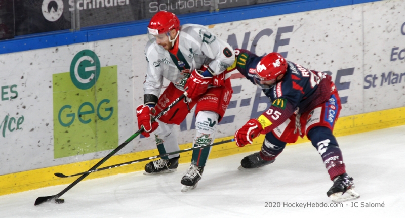 Photo hockey Ligue Magnus - Ligue Magnus : 4me journe : Grenoble  vs Cergy-Pontoise - LM : Une courte tte d