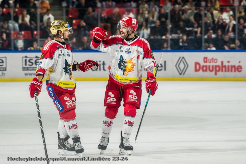 Photo hockey Ligue Magnus - Ligue Magnus : 4me journe : Grenoble  vs Gap  - Grenoble enfonce Gap 